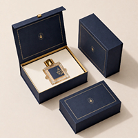 Boîtes d'emballage de parfum de luxe personnalisées, boîte cadeau rigide magnétique pour cosmétiques, boîtes en carton en gros, OEM ODM, faible MOQ, FSC