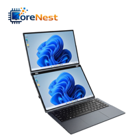 Portátil CoreNest de 14 Pulgadas con Pantalla Táctil Dual, Intel Core I7 1270P, Teclado Magnético, para Oficina y Negocios