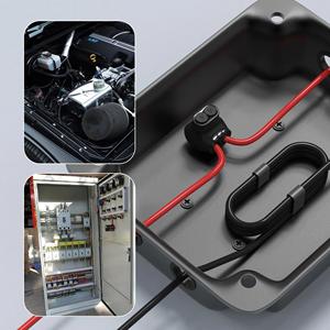 Hooanke 1/0- 14AWG Connecteurs de bornes de fil isolées multi-prises à double entrée à <span class=keywords><strong>2</strong></span> ports Connecteur de fil d'aile - Product Image 5