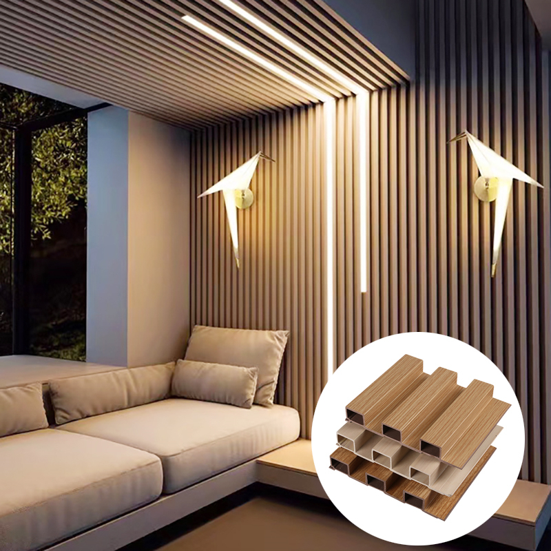 Wood Substitute WPC Louvered Fluted Wall Panels Elegant Versatile