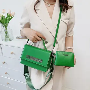 2024 New Arrival Famous Brand Designer Pu Leather Women Square Solid Color Steve Madden Luxury Handbags Messenger Bags For Women