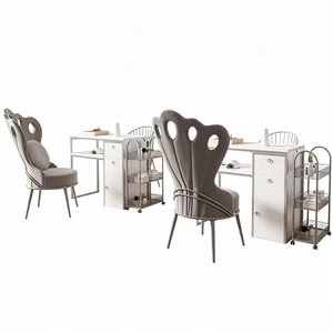 <b>Nail</b> Art <b>Table</b> and Chair Set Combination Japanese Internet Celebrity <b>Nail</b> Repair <b>Table</b> Special Price Economical <b>Nail</b> Art <b>Table</b> - Product Image 4