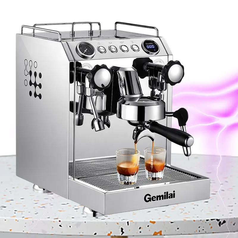 Schlussverkauf neue 15 Bar Edelstahl 1 Gruppe kommerzielle professionelle Espressomaschine für Unternehmen