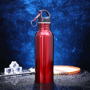 Nueva Botella Deportiva Creativa de Acero Inoxidable de Pared Simple, con Impresión de Logotipo Promocional, para Regalo, Tienda, Deportes al Aire Libre, a Prueba de Fugas - Product Image 5