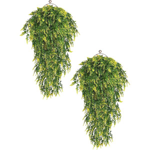 Guirnaldas de Lavanda Artificiales, Flores de Plástico para Decoración de Techos, Decoración para Bodas, Exteriores y Hogar - Product Image 1