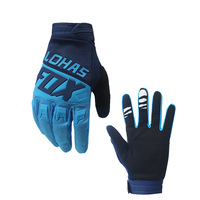 Gants de moto LOHASFOX compatibles avec les écrans tactiles, résistants à l'abrasion, antidérapants, en nylon 16 couleurs pour hommes, sports de plein air, motocyclisme
