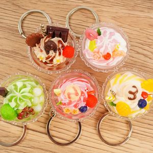 New Simulation Food Ice Cream Keychain Pendant Fun Food Play Dream Car Bag Keychain - Product Image 3