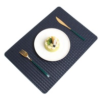 Vente en gros de napperons de table en cuir écologiques de luxe pour la maison et le bureau napperons de restaurant de haute qualité