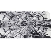 Fil rotatif sans cames CNC 12 axes formant la machine Machine d'enroulement à ressort 220V avec composants de base PLC