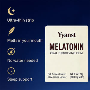 Tiras orales de melatonina para dormir más rápido, sin azúcar, con ingredientes naturales para adultos, OEM/ODM. - Product Image 3