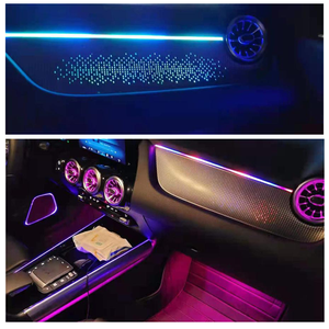 Iluminación Ambiental Interior LED de 64 Colores para <span class=keywords><strong>Mercedes</strong></span> Benz <span class=keywords><strong>GLA</strong></span> W247 2020-2024, Accesorios de Tiras Decorativas - Product Image 5