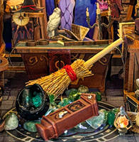 CAYI 2025 Magic Academy Kit de bricolage Book Nook en bois, artisanat fait main, maison de poupée miniature, insert pour étagère à livres