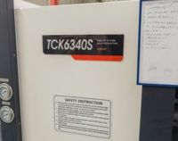 Tour à lit incliné horizontal automatique robuste TCK6340S à prix de gros, système GSK numérique haute précision, écologique