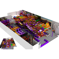 Aire de jeux pour parc de trampoline commercial Trampoline intérieur et centre de jeu Trampoline à thème Trampoline pour enfants Parc d'attractions