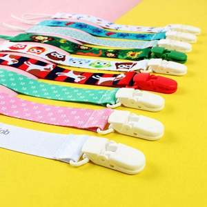 Attache-sucette pour bébé de haute qualité avec cordon de sublimation, logo personnalisé - Product Image 6