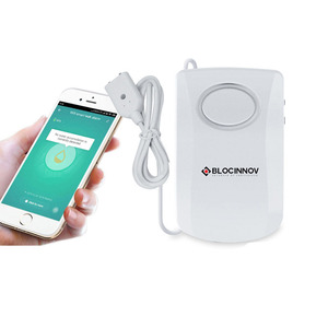 BLOCINNOV Wi-Fi Water Leak <b>Alarm</b> With App Control Sound Alert For Home Protection - Product Image 1