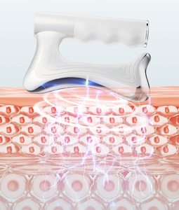 Masajeador de Microcorriente con Calor y Vibración Integrada, Pistola de Masaje Portátil Multimodo Ajustable, Cuchilla de Fascia para Relajación - Product Image 2