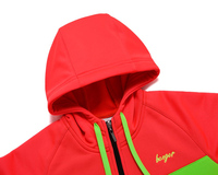Vestes à capuche en tissu éponge français pour hommes grande taille en gros vêtements d'automne respirants avec fermeture à glissière