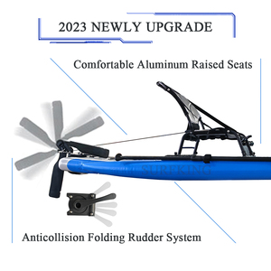 Fábrica caliente duradero agua usada barato Kyak deporte océano pesca Pedal tándem Kayak solo <span class=keywords><strong>barco</strong></span> una persona para la venta Australia Reino Unido - Product Image 2