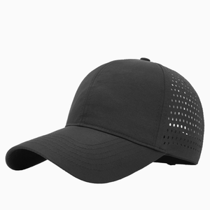 Casquette de baseball unisexe adulte 6 panneaux en nylon hydrofuge respirant à séchage rapide, avec bandeau réglable et calotte souple, toutes saisons - Product Image 6