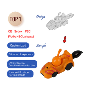 Hot Rabbit Figure Launching Car Racing Cars Promotional Toys for Kids Custom Vending Machine Giveaway Gifts Other Toy Vehicles