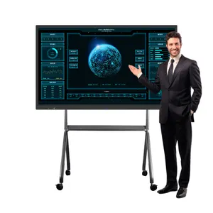 Wholesale 86 Inch LCD Touch Screen 20-Point AG Glass Multi-Touch Technology For Education Meeting Conference