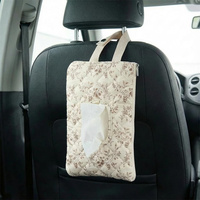 Pochette de voyage matelassée pour lingettes bébé, motif floral, sac portable suspendu pour lingettes humides pour poussette