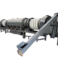 Usine de charbon à faibles émissions, fibre de coque de noix de coco, capacité de production de 2,8 tonnes par jour, ensemble de nettoyage des gaz de combustion, four de carbonisation automatique
