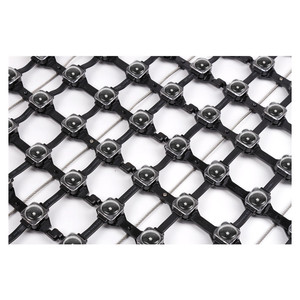 Arka plan katlanabilir şeffaf ağ ekran reklam için esnek şeffaf <span class=keywords><strong>led</strong></span> tel örgü elek ekran - Product Image 2