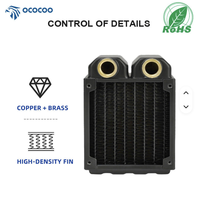 Système de refroidissement par eau pour laser à fibre industrielle OCOCOO, kit de pompe à radiateur en aluminium pour machine de découpe, de soudage et de commande numérique CNC