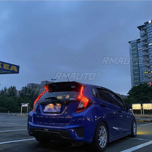 สปอยเลอร์หลังคาท้ายรถยนต์ ทำจากพลาสติก ABS สีรองพื้น สำหรับ Honda Fit Jazz ปี 2014 2015 2016 2017 - Product Image 3