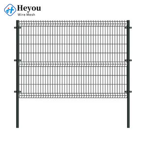 Panneau de clôture <span class=keywords><strong>3D</strong></span> à sommet incurvé, grillage soudé galvanisé, sécurité anti-escalade, haute résistance pour écoles et parcs, clôture <span class=keywords><strong>3D</strong></span> - Product Image 1