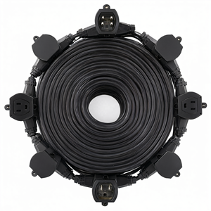 Cordon d'alimentation de remplacement <span class=keywords><strong>pour</strong></span> <span class=keywords><strong>lave</strong></span>-<span class=keywords><strong>vaisselle</strong></span> 00752018, cordon d'extension multifonction américain standard à 3 broches et 3 trous - Product Image 1