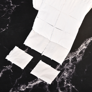 KADS Rouleau de 11 couches de lingettes jetables pour ongles, lingettes de nettoyage non pelucheuses pour manucure, tampons de coton non pelucheux, tampons dissolvants pour vernis à ongles - Product Image 1