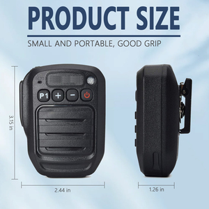 Không dây mic loa với PTT nút 1000mAh pin cho IOS và Android hệ thống điện thoại Bluetooth microphone không thấm nước - Product Image 4