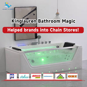 Vente Usine Baignoire Balnéo Luxe Autoportante à Bulle Bain Moussant 2 Personnes <span class=keywords><strong>Spa</strong></span> Personnalisé Baignoire de Massage - Product Image 3