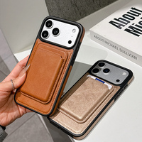 Étui portefeuille magnétique en cuir pour iPhone 17 Air 16 Plus 15 14 13 12 Pro Max 11 avec porte-cartes – Housse de protection pour téléphone portable