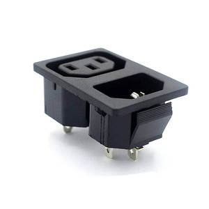 AC Input Male <strong>Plug</strong> <strong>Power</strong> <strong>Socket</strong> - Product Image 4