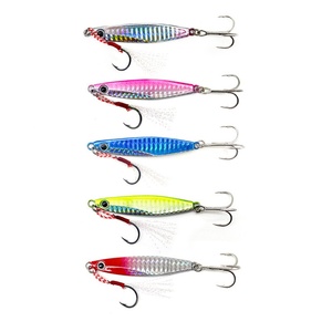 Señuelo de pesca artificial duro de plomo para lubina, tipo <span class=keywords><strong>sardina</strong></span>, con anzuelos de placa de hierro y doble anzuelo, para lances largos, para pesca en agua salada - Product Image 1
