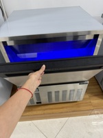 Ventes directes d'usine de machines à glaçons sous le comptoir WICE, machines à glace à pulvérisation produisant 80 kilogrammes de blocs de glace transparente par jour.