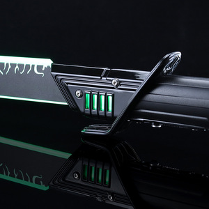 <span class=keywords><strong>Sabre</strong></span> <span class=keywords><strong>laser</strong></span> métallique transfrontalier The Mandalorian Dark Saber Pixel Edition pour adulte, accessoire de jeu professionnel haut de gamme - Product Image 2