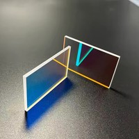 Petit miroir en verre dichroïque à haute transmission d'énergie lumineuse personnalisé vendu en gros