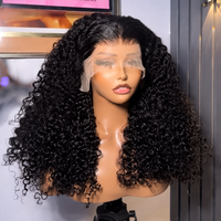 Peluca de Cabello Humano Vietnamita Virgen Barata, Estilo Pixie Rizado, Corta, Sin Pegamento, con Frente de Encaje HD 13x6 para Mujeres Negras, en Oferta