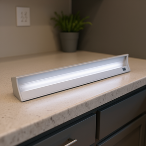 Striscia LED grigia Altea 21W con interruttore per illuminazione sottopensile da cucina - Product Image 3