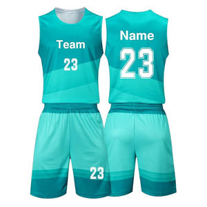 زي كرة سلة رجالي مخصص بتصميم أوروبي من البوليستر، طقم زي فريق كرة سلة قابل للعكس مطبوع بالتسامي باللون الأحمر - Product Image 3