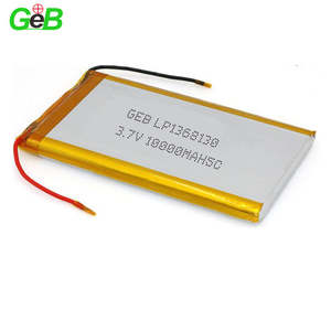 GEB 3.7V <span class=keywords><strong>10Ah</strong></span> 1260100 10000mAh Lipoバッテリー高容量ポーチリチウムポリマー充電式バッテリーPCB 1260100 <span class=keywords><strong>10Ah</strong></span> - Product Image 1
