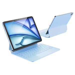 แป้นพิมพ์ทัชแพดอัจฉริยะใหม่คีย์บอร์ดมหัศจรรย์สำหรับ <span class=keywords><strong>iPad</strong></span> Air 11นิ้ว <span class=keywords><strong>iPad</strong></span> <span class=keywords><strong>Pro</strong></span> <span class=keywords><strong>iPad</strong></span> 11นิ้ว USB-C ไร้สาย10.9นิ้วติดตั้งง่ายแม่เหล็ก - Product Image 1