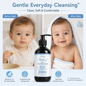 Fragrance Free Baby 2 In 1 Hair Body <b>Wash</b> <b>Soap</b> Free Sulfate Free Mild Shampoo Gel For Sensitive Delicate Skin Daily Care <b>wash</b> - Product Image 5