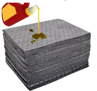 Tapis absorbant universel SAI-U gris à fossettes DMH105G, résistant aux taches, absorbe l'huile, le liquide de refroidissement, les solvants et l'eau, respectueux de l'environnement