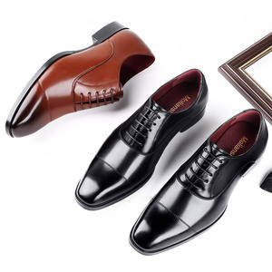 Chaussures classiques pour hommes en cuir véritable haut de gamme, fabriquées à la main, adaptées aux occasions formelles et aux mariages professionnels - Product Image 4